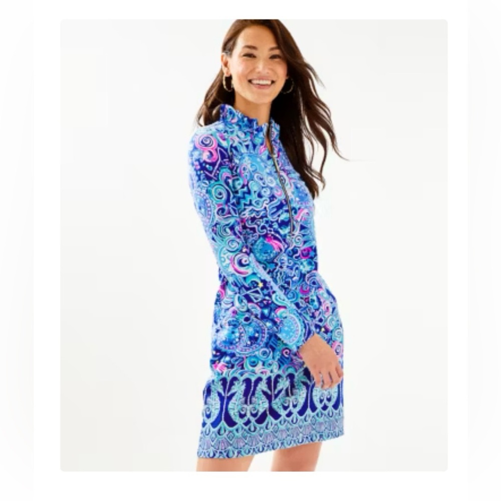NWT UPF 50+ SKIPPER RUFFLE DRESS